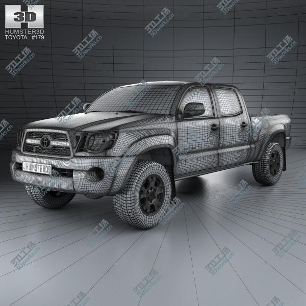 images/goods_img/202105071/3D Toyota Tacoma Double Cab Long Bed 2011 model/3.jpg